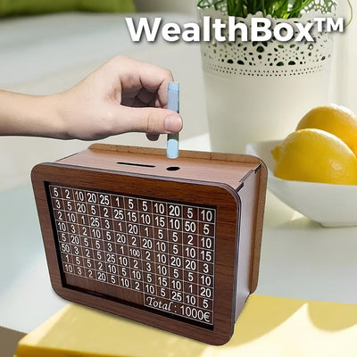 WealthBox™ | Spardose aus Holz