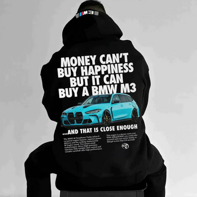 Oversize Kapuzenpullover mit auffälligem Print