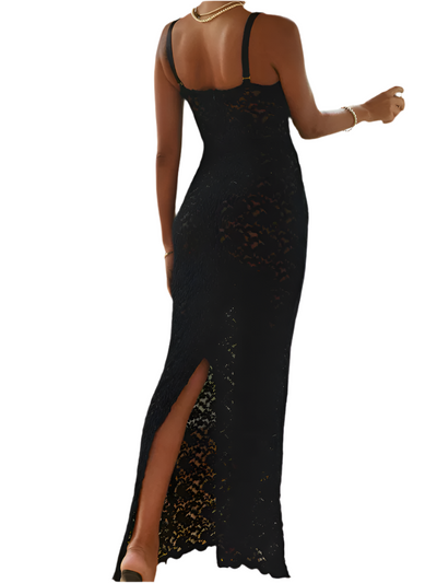 Laurice - Lange Kleid mit Spitzen