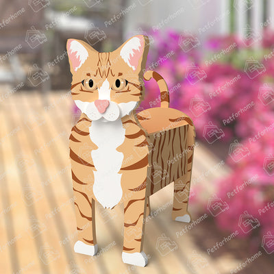 Rotschopfkatze Pflanzgefäß