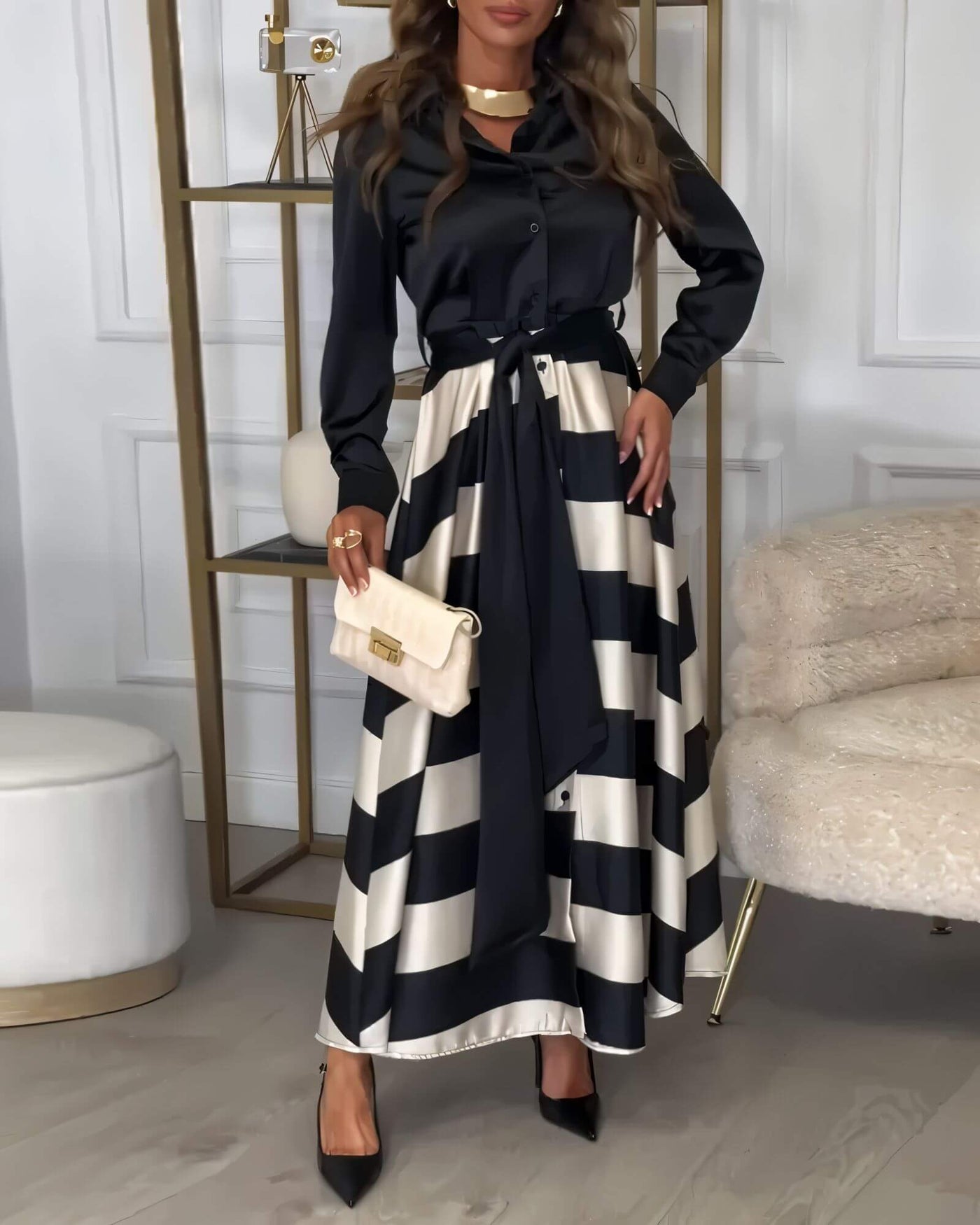 Peyton™ - Elegantes Satin-Set aus 2 Teilen