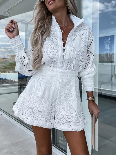 Spitzen Romper Kleid