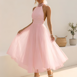 Neneta - Ein stilvolles und elegantes Damenkleid in Rosa
