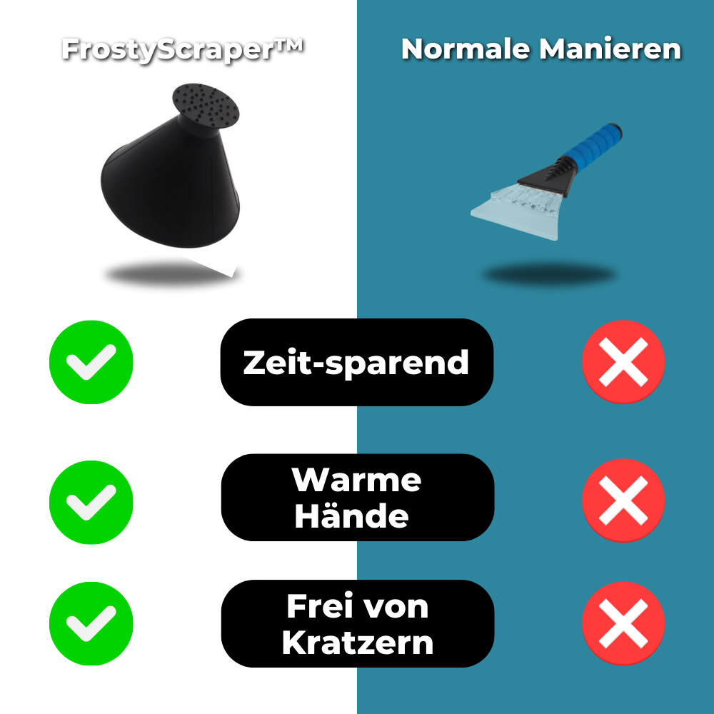 FrostyScraper | Eiskratzer für Autoscheiben