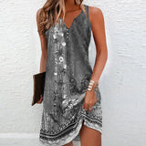 Isabel – Luftiges Damen Sommerkleid in Gray