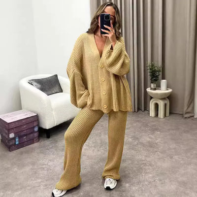 Strick-Set mit weiter Passform | Gemütlich & Stylisch | Lässiger Look