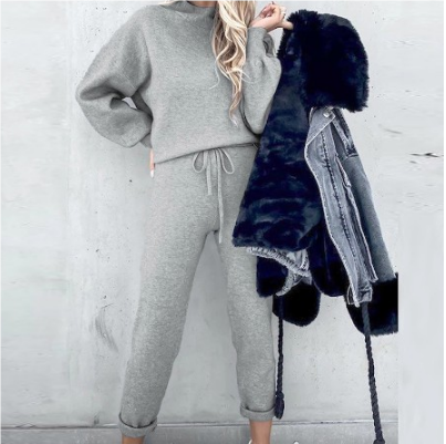 Bequemes Freizeit Set Damen