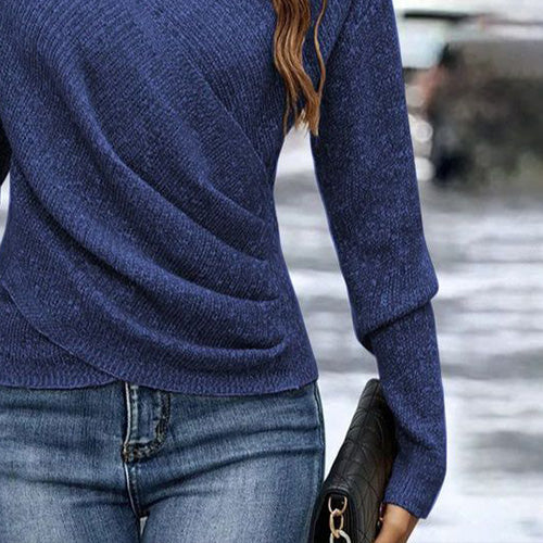 Wickelpullover mit V-Ausschnitt | Weich & Stilvoll | Femininer Stil