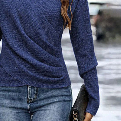 Wickelpullover mit V-Ausschnitt | Weich & Stilvoll | Femininer Stil