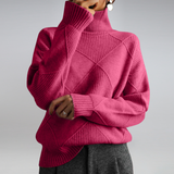 Rollkragenpullover Mit Weiter Passform - Luzie in Rosa