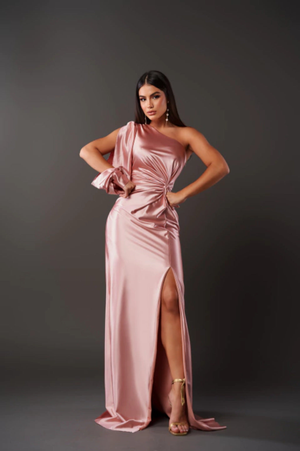 Adah - Elegantes Damen Maxikleid Lang Stilvoll