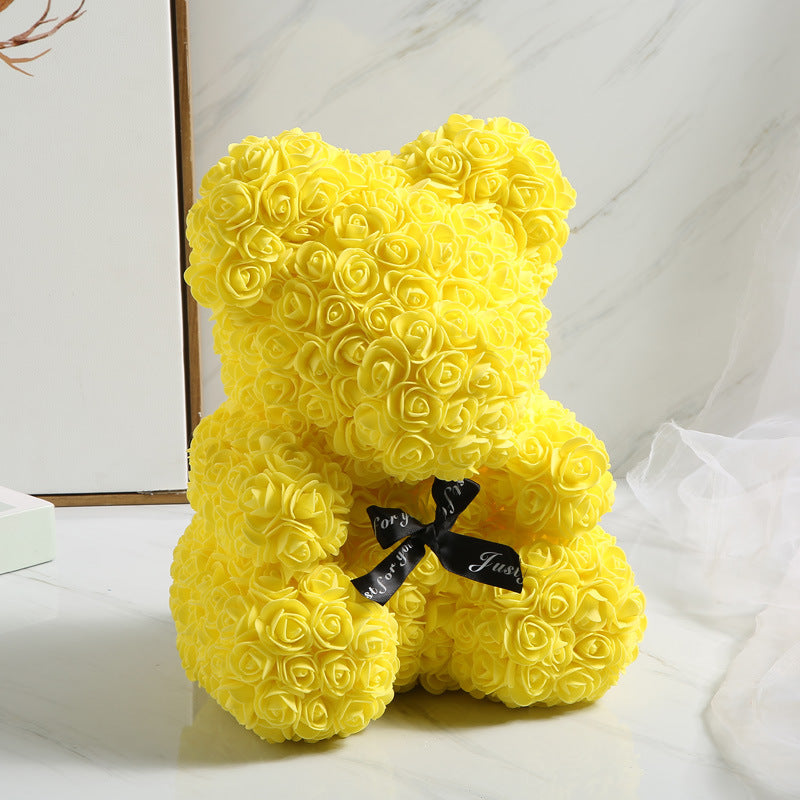 Rosenbear™ - Künstliche Schaumstoffblume Geschenk für Valentinstag