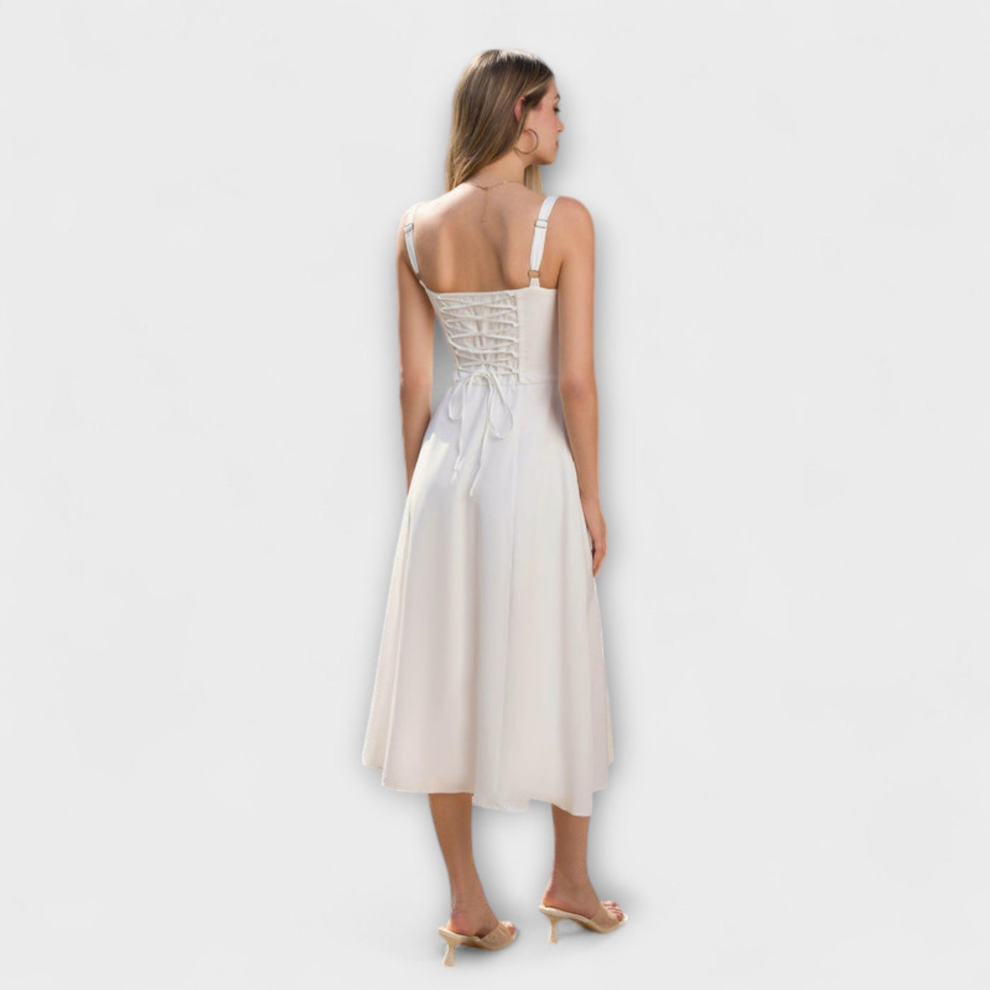 Hope - Rüschentop Kleid mit Schlitzdetail