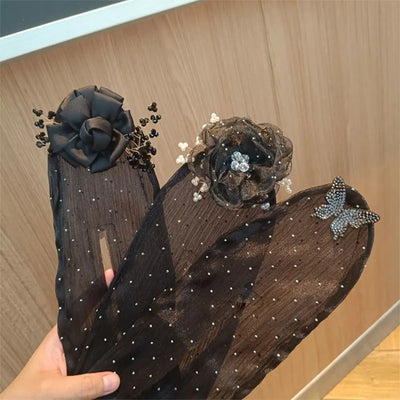 EasyLoop™ | Gefädeltes Stirnband mit Blumen