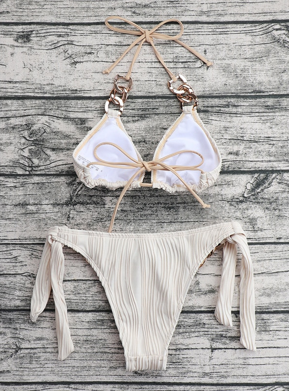 Marjorie - Damen Bikini Sinnlich Elegant Mit Akzenten
