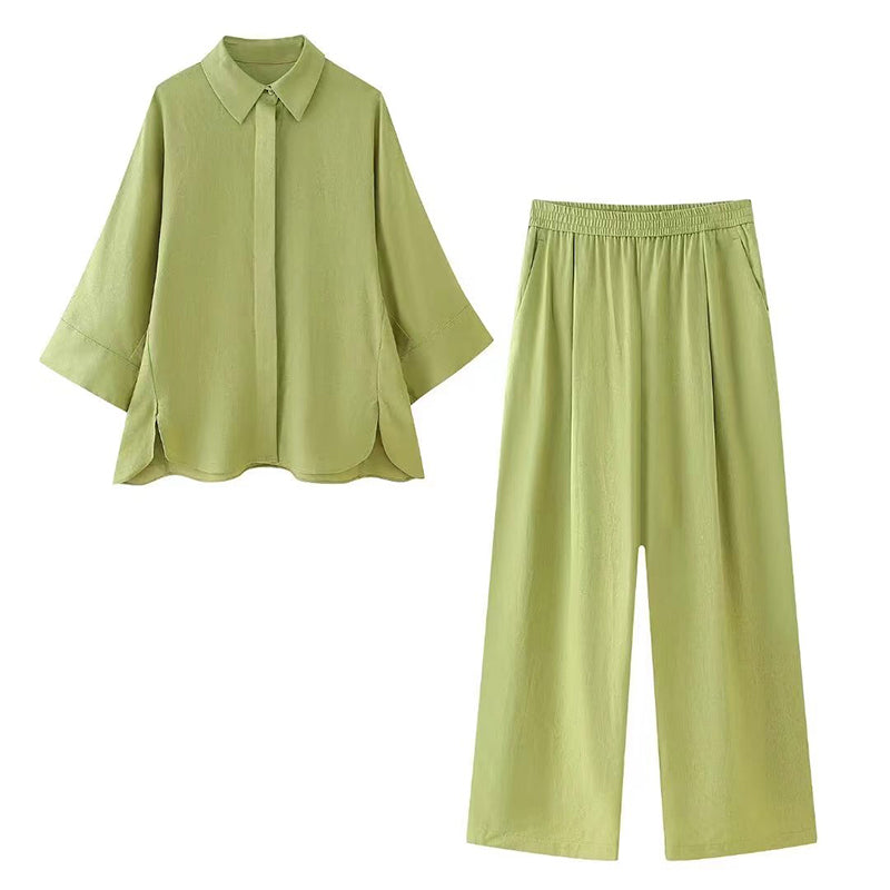 Ava | Casual Hemd-Set mit stilvoller Leichtigkeit