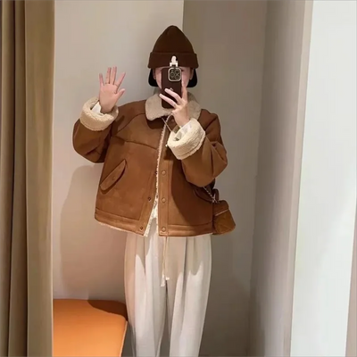 Serena™ | Kurzjacke für damen, modisch und schick, langarm, dick und warm