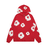 Lässiger Damen Hoodie mit Blumenmuster - Amara in Root