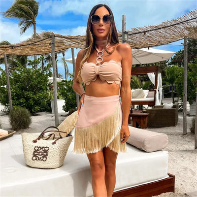 Sabrina | Strandkleid Damen im Kimono-Stil für Strand und Pool