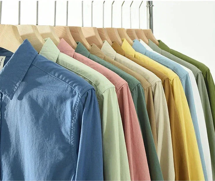 Langarm-Freizeit-Hemd | Lässig und Stilvoll | Weiches Material