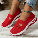 Madelline - Damen-Slipper mit Keilabsatz in Rot