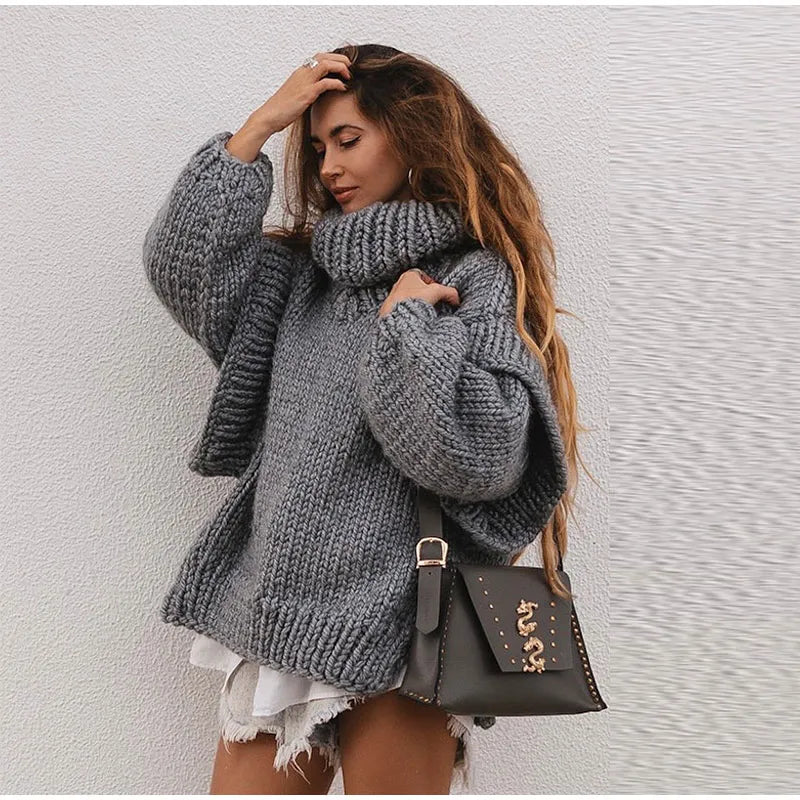 Oversized-Strickpullover | Zeitlos und Stilvoll | Perfekt für den Winter