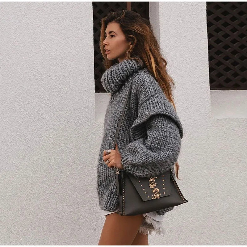 Oversized-Strickpullover | Zeitlos und Stilvoll | Perfekt für den Winter