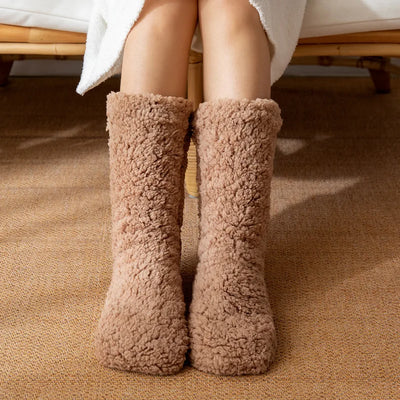 Flauschige Kuschelsocken | Für warme und gemütliche Füße | Komfortables Design