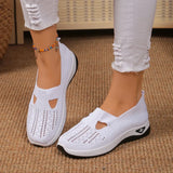 Madelline - Damen-Slipper mit Keilabsatz in Weiß