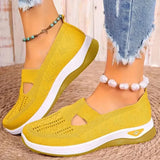 Madelline - Damen-Slipper mit Keilabsatz in Gelb