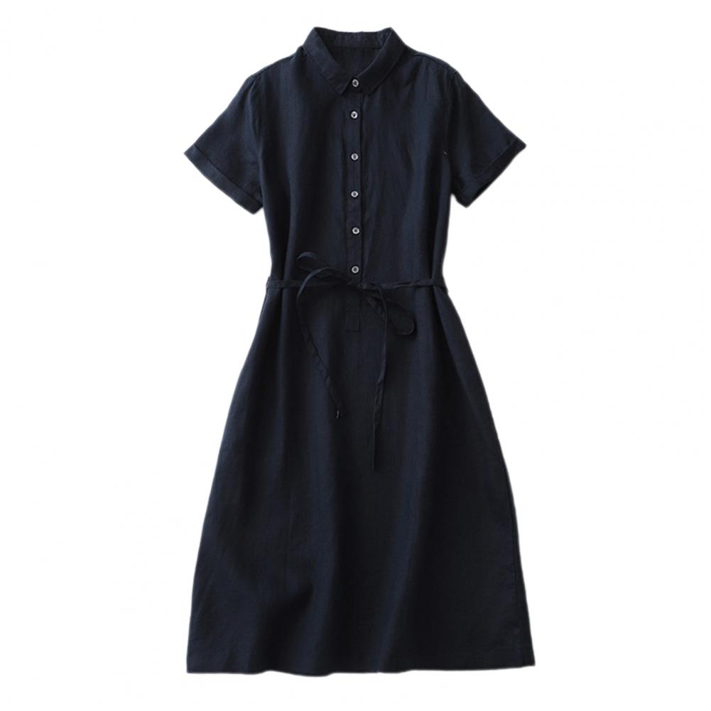 Avelena | Schnür-A-Linien-Sommer-Midi-Kleid