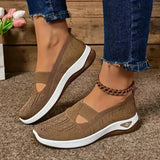 Madelline - Damen-Slipper mit Keilabsatz in Braun