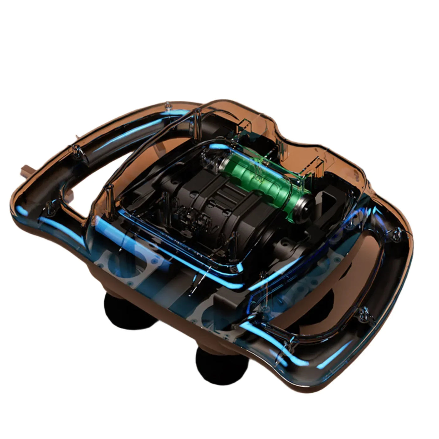 Elektrisches Tiefenmuskelmassagegerät mit Wärme – Tragbares Handgerät für Muskeltherapie