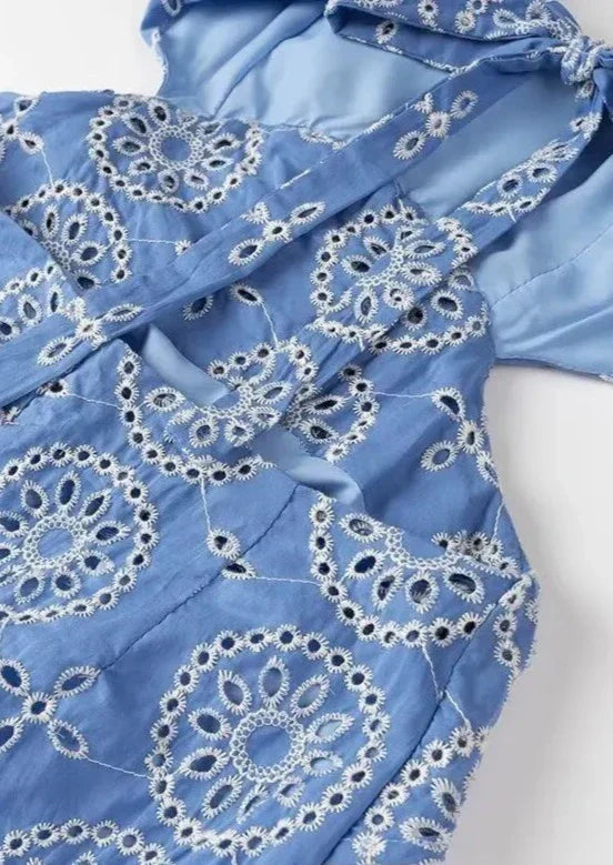 Maxi-Kleid mit Rüschen | Feminine Eleganz & Boho-Muster | Sommerlicher Charme