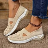 Madelline - Damen-Slipper mit Keilabsatz in Beige
