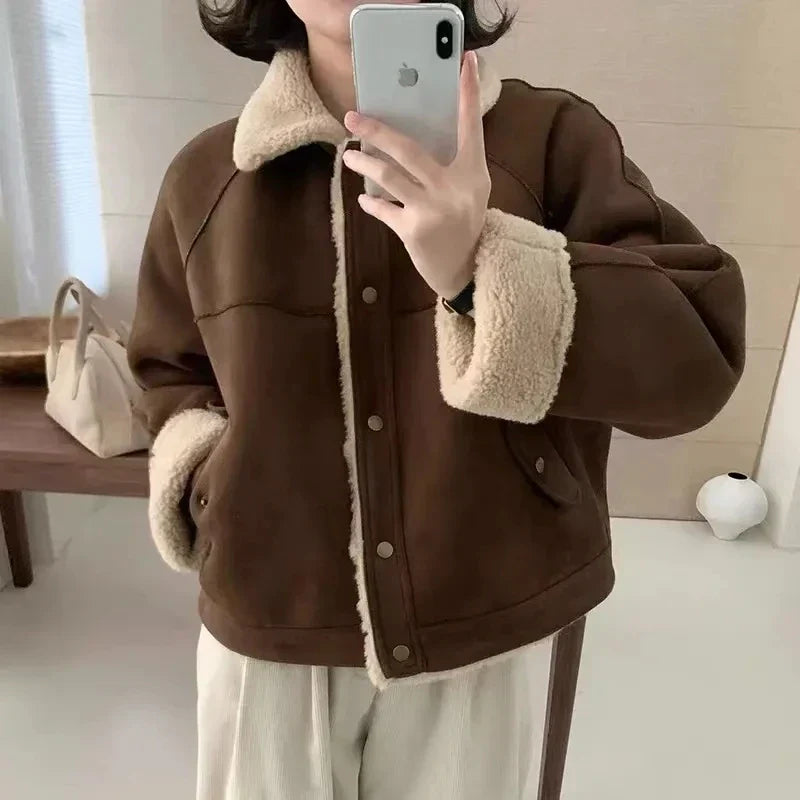 Serena™ | Kurzjacke für damen, modisch und schick, langarm, dick und warm