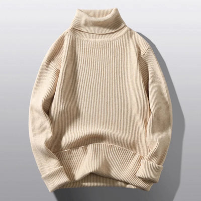 Rollkragen-Strickpullover | Minimalistisch und Zeitlos | Schlichte Eleganz