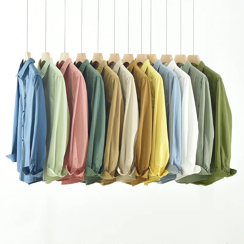 Langarm-Freizeit-Hemd | Lässig und Stilvoll | Weiches Material