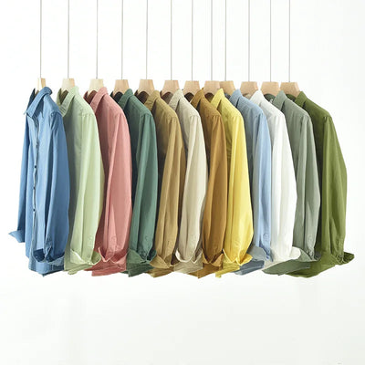 Langarm-Freizeit-Hemd | Lässig und Stilvoll | Weiches Material