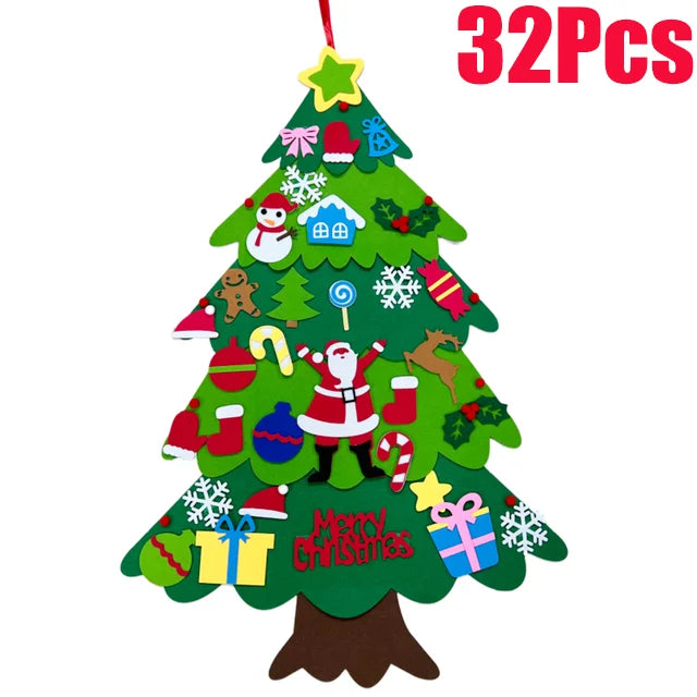 Glowtree™ Dekorativer Weihnachtsbaum Wandbehang mit Lichterketten