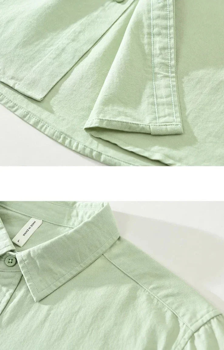 Langarm-Freizeit-Hemd | Lässig und Stilvoll | Weiches Material