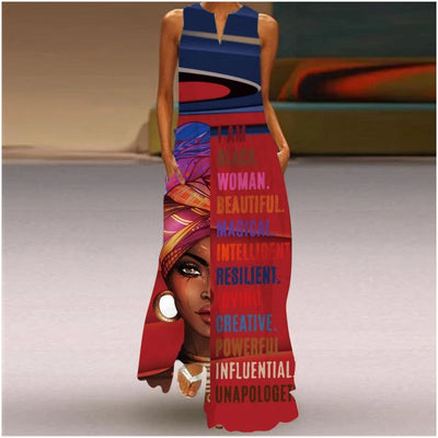 Avelena | Retro 3D-DamenDruck Bohemian Elegante Sommerkleider