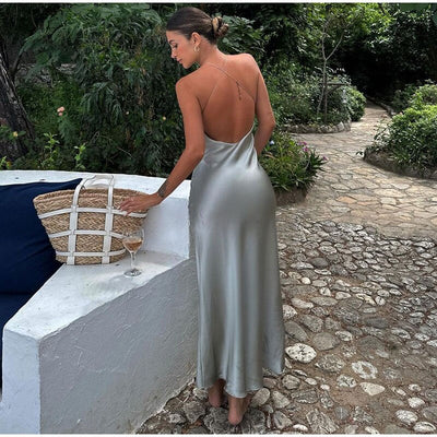 Myrna - Elegantes Ärmelloses Trägerkleid Klassisch