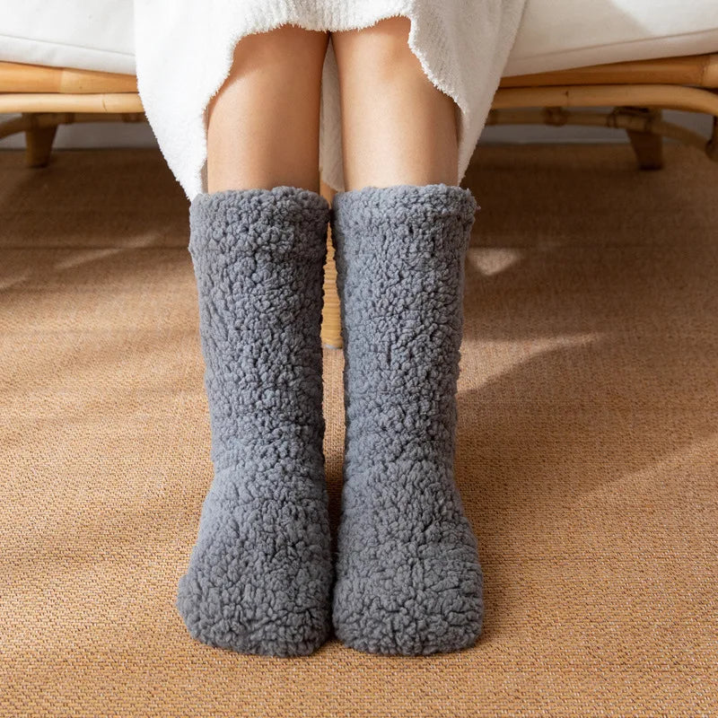 Flauschige Kuschelsocken | Für warme und gemütliche Füße | Komfortables Design