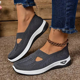 Madelline - Damen-Slipper mit Keilabsatz in Grau
