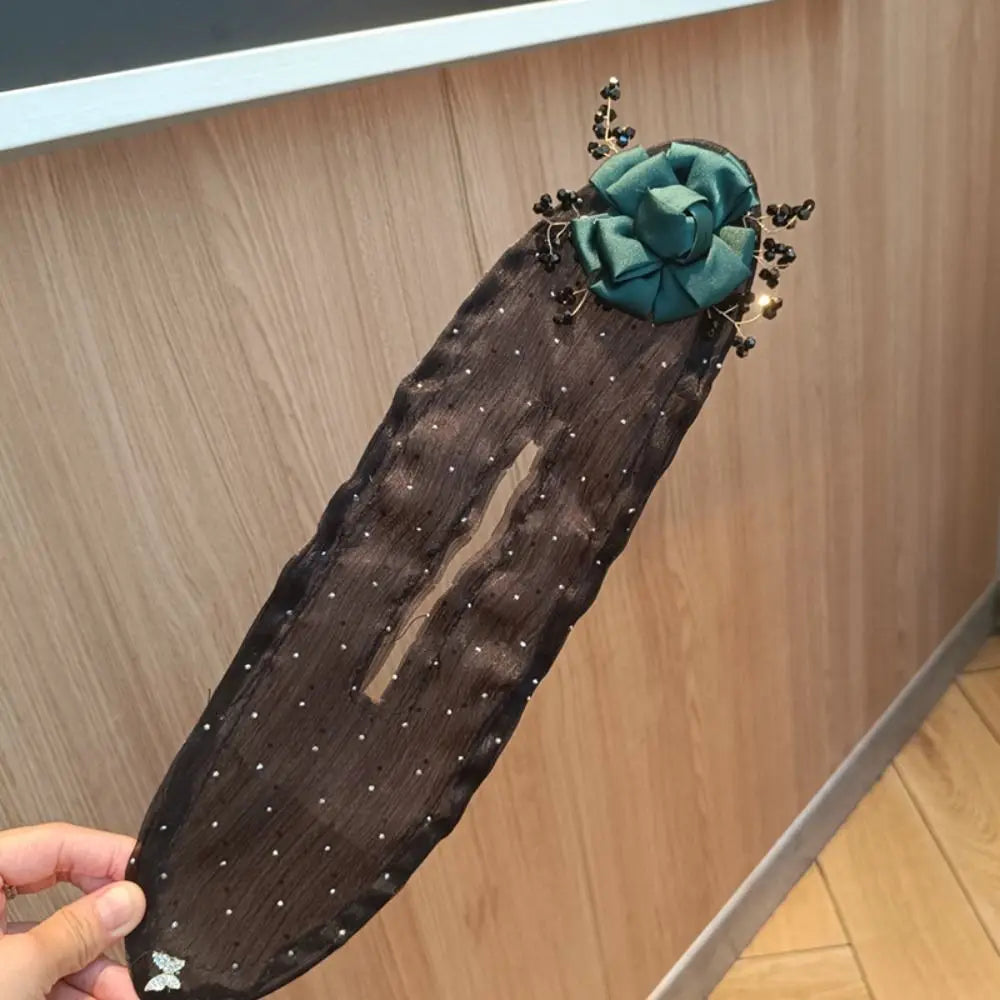 EasyLoop™ | Gefädeltes Stirnband mit Blumen