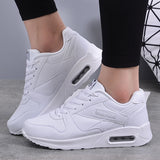 Stilvolle Vegane Leder Damen Sneakers - Valencia in Weiß