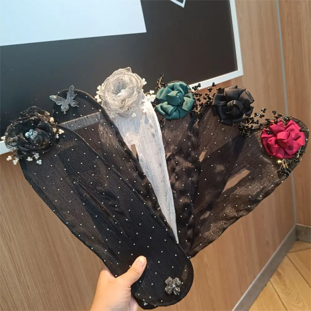 EasyLoop™ | Gefädeltes Stirnband mit Blumen