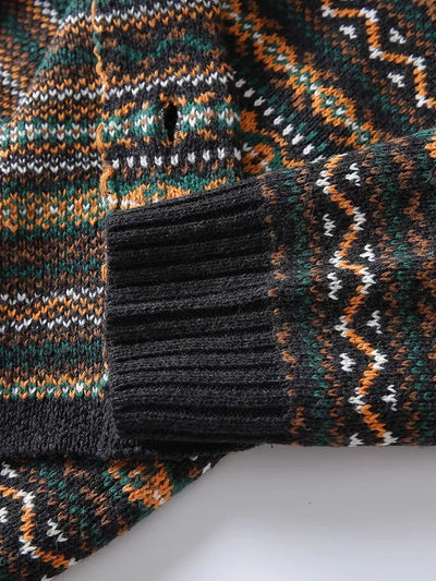 Leo | Vintage Isländischer Pullover