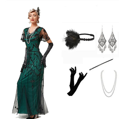 Avelena | Elegantes Paillette Kleid